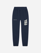 Navy Elevated Faith Sweatpants with 'Hope and a Future' Design for Christian Apparel