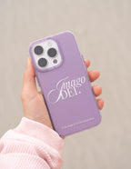 Purple Christian iPhone Case by Elevated Faith with Imago Dei design for stylish protection