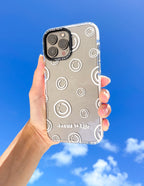 Elevated Faith Christian iPhone Case with smiley design and Jesus is Life text for a stylish look