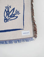 Cozy Elevated Faith Blanket featuring floral design, perfect for Christian gifts and home decor