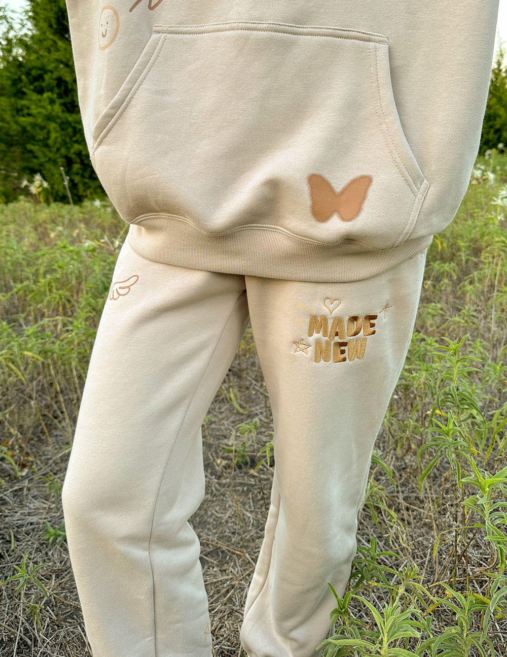 Made New Cream Unisex Sweatpant