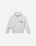 Elevated Faith Kids Jacket in Gray with Fun Graphics for Christian Kids Apparel