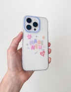 Clear Christian iPhone Case with colorful 'Made New' design and fun graphics for stylish protection