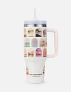 Elevated Faith New Testament Tumbler with Bible verse designs, perfect for Christian gifts