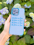 Elevated Faith Christian iPhone Case with 'No Fear in Love' Design on a Clear Background