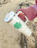 Elevated Faith Tumbler with 'Our World Needs Jesus' design, perfect for Christian gifts and on-the-go hydration