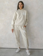Elevated Faith Cream Sweatpants with Pocket for Comfortable Christian Apparel