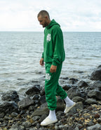 Elevated Faith Green Sweatpants for Men, part of Christian Apparel, perfect for casual outings