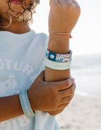 Kids Wristband from Elevated Faith in vibrant colors, featuring Christian Jewelry Bracelet design for young wearers