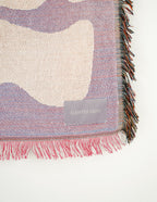 Elevated Faith Blanket with Colorful Pattern and Fringed Edges, Perfect for Christian Gifts