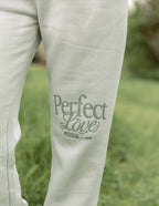 Elevated Faith Sweatpants with 'Perfect Love' Design, Ideal Christian Apparel for Comfort and Style