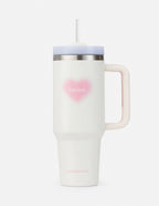 Elevated Faith Savior Tumbler with Heart Design, a unique choice for Christian Gifts