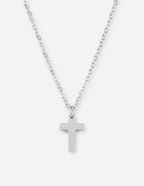Elevated Faith Silver Cross Necklace as elegant Christian Jewelry for everyday wear