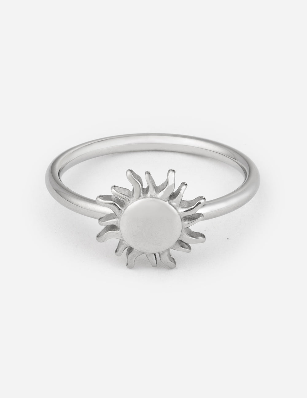 Elevated Faith Sun Ring in Silver as a Unique Piece of Christian Jewelry