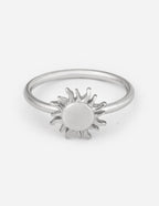 Elevated Faith Sun Ring in Silver as a Unique Piece of Christian Jewelry