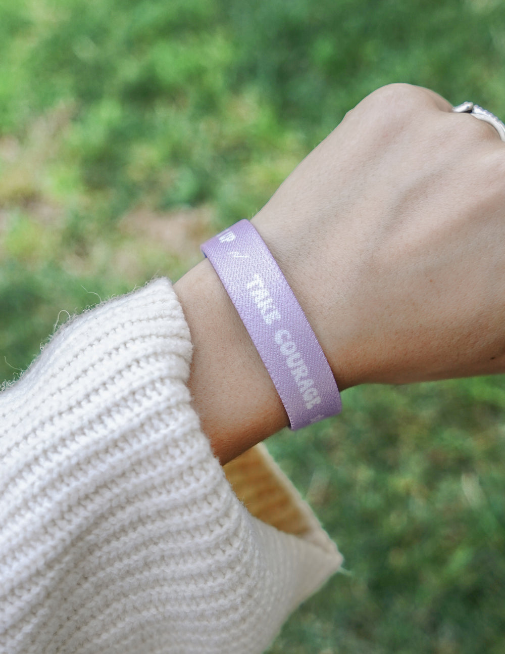 Take Courage Reversible Wristband