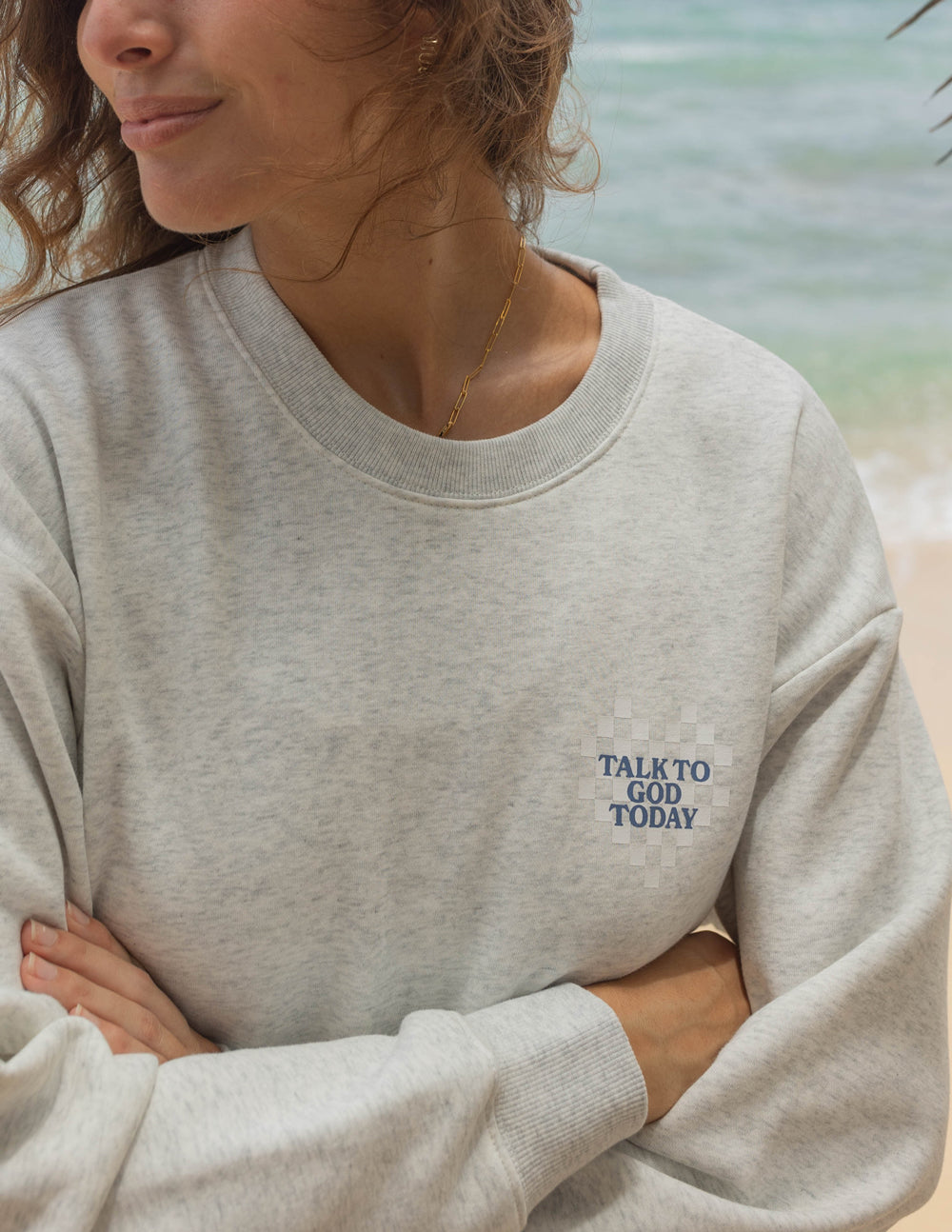 Talk to God Unisex Crewneck