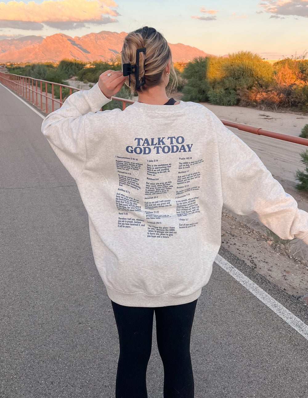 Talk to God Unisex Crewneck