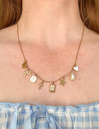 Elevated Faith Christian Jewelry Necklace with Charms including a Cross, Star, and Heart