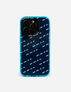 Elevated Faith Christian iPhone Case with Blue Design and W.Y.D. Text for Style and Protection