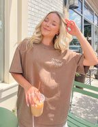 Elevated Faith Christian Apparel T-Shirt in Brown with Jesus is My Friend Design