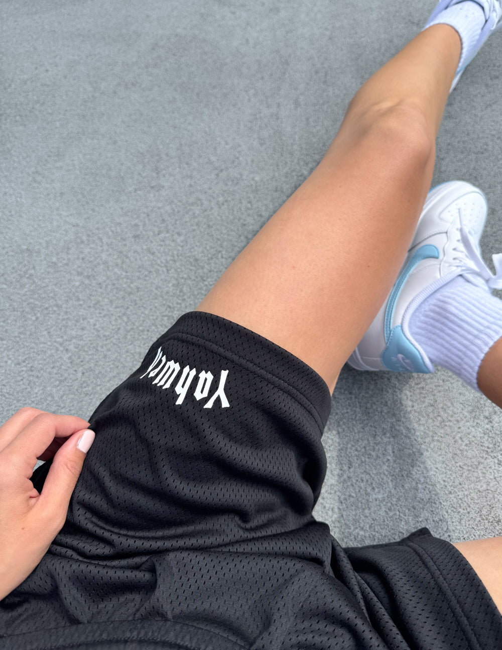 Elevated Faith Christian Shorts in Black with Stylish Design for Comfortable Wear