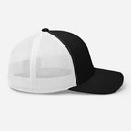 Christian Embroidered Hat with a stylish black front and breathable white mesh back