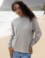 Elevated Faith Christian Apparel T-Shirt in light gray, perfect for casual beachwear or everyday use