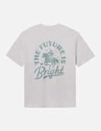 Elevated Faith Christian Apparel T-Shirt with 'The Future is Bright' Graphic Design on Back