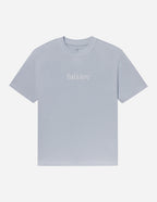 Light blue Christian Apparel T-Shirt with the text 'God is here' for everyday wear