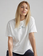 Elevated Faith Christian Apparel T-Shirt in white with butterfly and inspirational text design