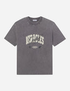 Elevated Faith Christian Apparel T-Shirt in gray with a bold graphic design featuring 'Miracles' text