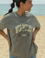 Elevated Faith Christian Apparel T-Shirt in gray featuring a stylish miracles graphic design
