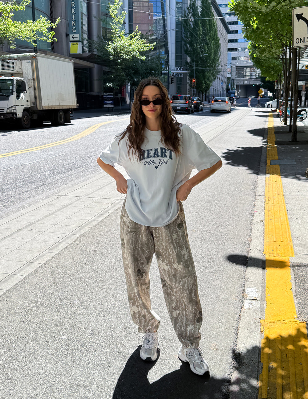 Elevated Faith Christian Apparel T-Shirt featuring a bold heart design for casual wear