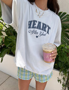 Elevated Faith Christian Apparel T-Shirt with 'Heart After God' graphic design in a relaxed fit