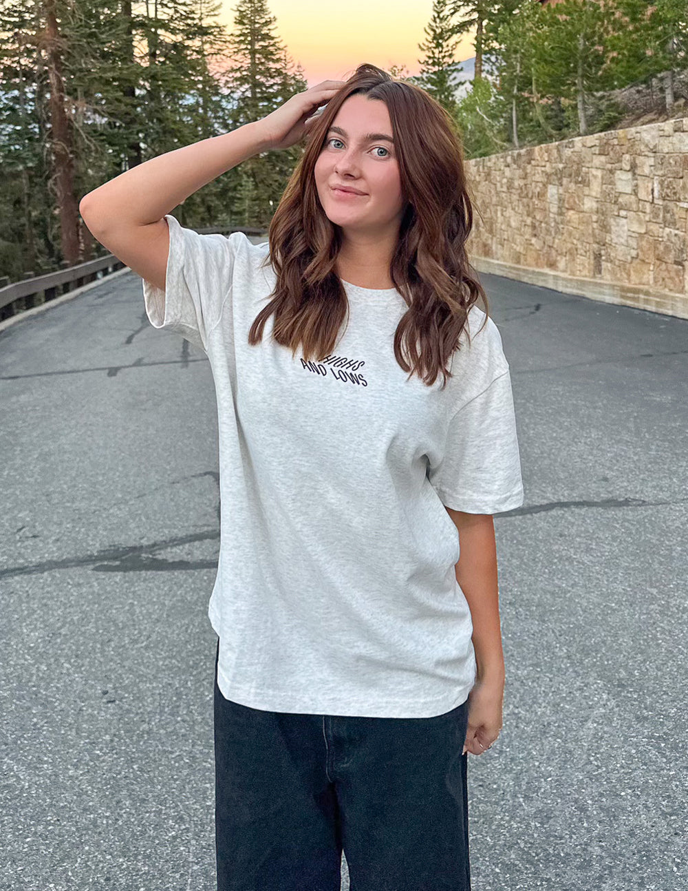 Elevated Faith Christian Apparel T-Shirt in light gray with a casual fit, ideal for everyday wear