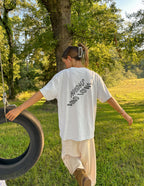 Elevated Faith Christian Apparel T-Shirt in Gray with 'Highs and Lows' Graphic Design