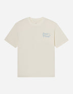 Elevated Faith Christian Apparel T-Shirt in cream with 'Jesus = Friend' text on chest