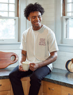 Elevated Faith Christian Apparel T-Shirt in light color featuring 'Jesus Hope of the World' design