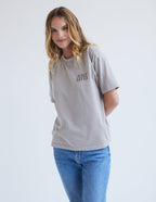 Elevated Faith Christian Apparel T-Shirt in light gray featuring 'Jesus Saves' graphic in a stylish design