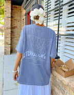 Elevated Faith Christian Apparel T-Shirt featuring Living Water Eternal Life graphic on the back