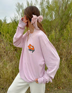 Elevated Faith Pink Christian Apparel T-Shirt with a Floral Design for Casual Outfits