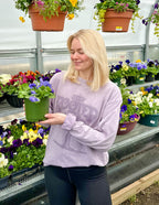 Elevated Faith Christian Apparel T-Shirt in lavender color, perfect for casual wear and expressing faith