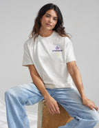 Elevated Faith Christian Apparel T-Shirt in Cream with 'Strength' Print and Relaxed Fit