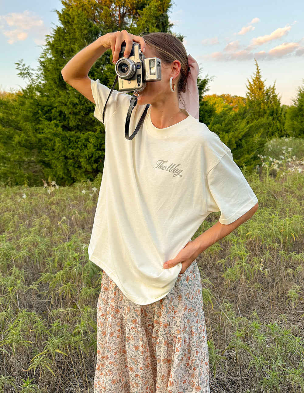 Elevated Faith Christian Apparel T-Shirt in Cream with a Graphic Design for Casual Style