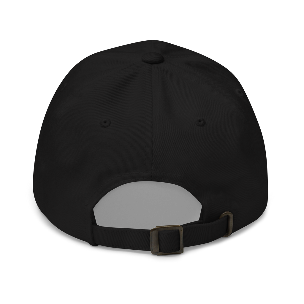 Black Christian Embroidered Hat with Adjustable Strap for a Comfortable Fit