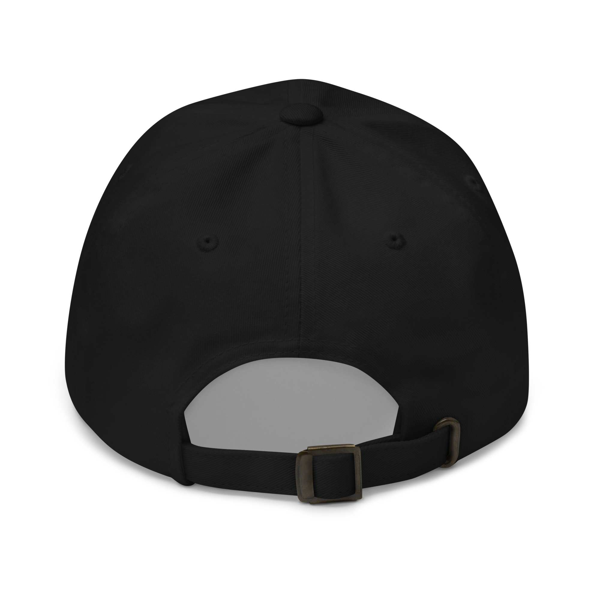 Black Christian Embroidered Hat with Adjustable Strap for a Comfortable Fit