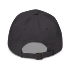 Back view of a Christian Embroidered Hat featuring an adjustable strap for a comfortable fit