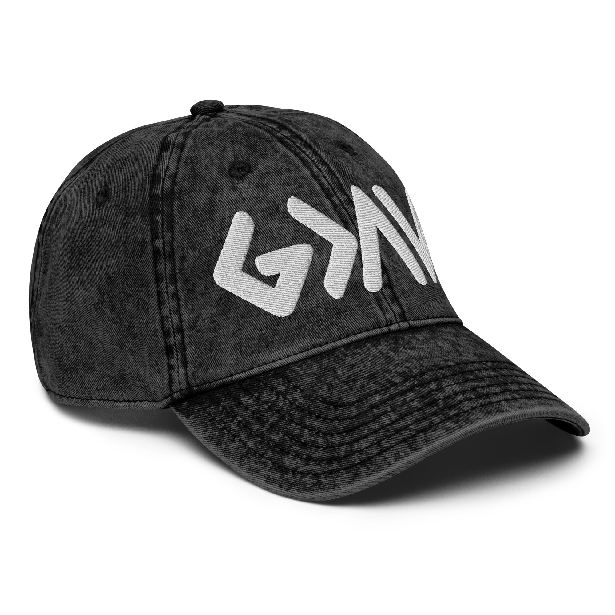 Rep The One Christian Embroidered Hat in black with stylish logo design for everyday wear