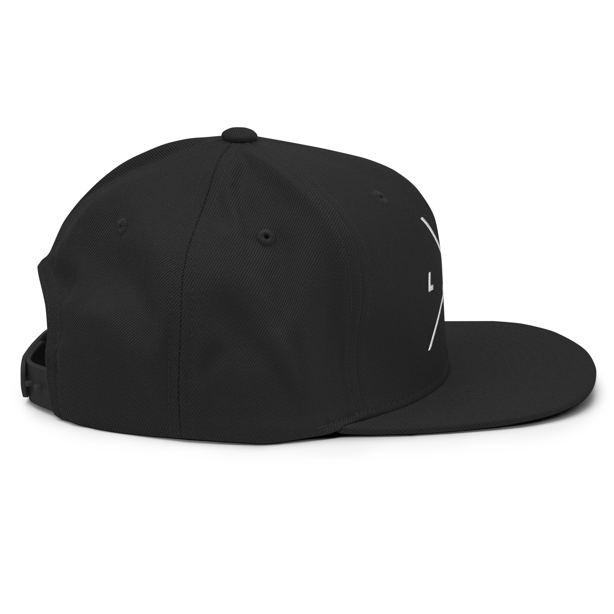 Christian Embroidered Hat in black featuring a sleek design for everyday wear